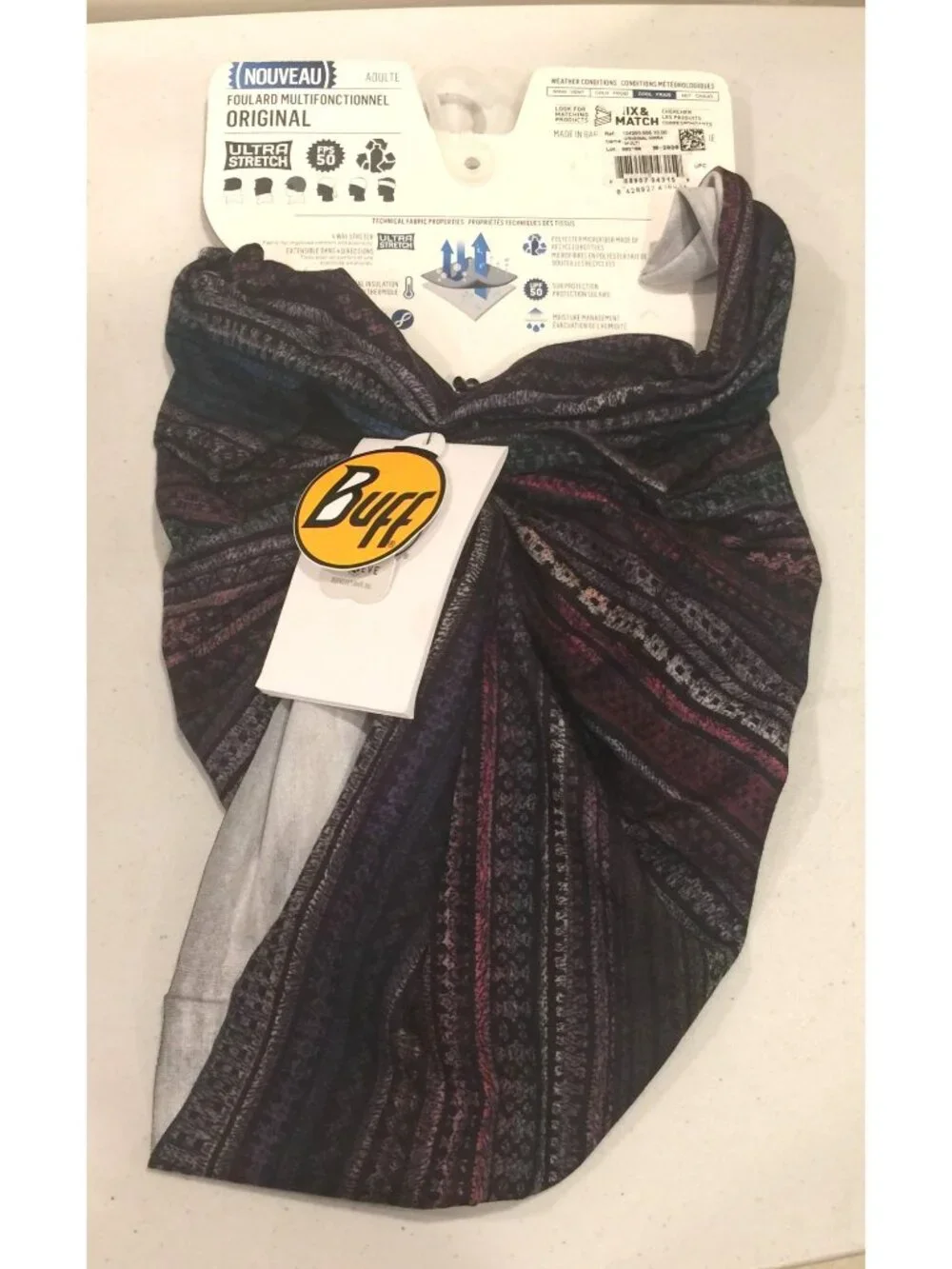BUFF Original Mara Multicolor Adult Face Cover UPF 50